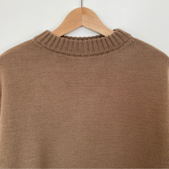 Elizabeth Suzann Essential Crew Neck Sweater Climate Beneficial Wool - Picture 5 of 15